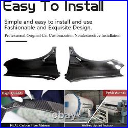 REAL CARBON Side Fender Exterior Vent Trim For Volkswagen VW Golf MK6 GTI BODY