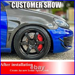 REAL CARBON Side Fender Exterior Vent Trim For Volkswagen VW Golf MK6 GTI BODY