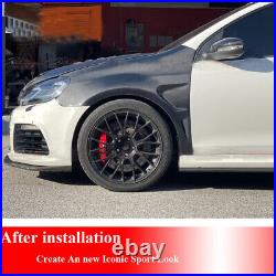 REAL CARBON Side Fender Exterior Vent Trim For Volkswagen VW Golf MK6 GTI BODY