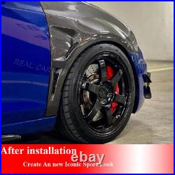 REAL CARBON Side Fender Exterior Vent Trim For Volkswagen VW Golf MK6 GTI BODY