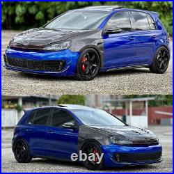 REAL CARBON Side Fender Exterior Vent Trim For Volkswagen VW Golf MK6 GTI BODY