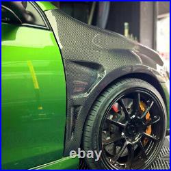 REAL CARBON Side Fender Exterior Vent Trim For Volkswagen VW Golf MK6 GTI BODY