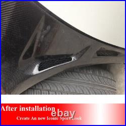 REAL CARBON Side Fender Exterior Vent Trim For Volkswagen VW Golf MK6 GTI BODY