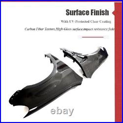 REAL CARBON Side Fender Exterior Vent Trim For Volkswagen VW Golf MK6 GTI BODY