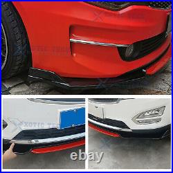 RED Front Bumper Lip Body Kit Splitter For VW Golf MK5 MK6 MK7 MK7.5 GTI GTD R