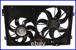 Radiator Cooling Dual Fan Assembly for VW Jetta Passat Beetle Rabbit Golf 2.5L