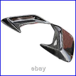 Real Carbon Fiber Car Side Fender Air Intake Flow Vent Cover Decoration Stickers