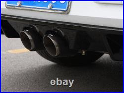 Rear Bumper Diffuser Central Dual Exhaust For VW Golf 7.5 MK 7.5 /GTI /R 18-19