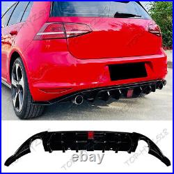 Rear bumper tail lip blade spoiler with lamp For Volkswagen Golf GTI 2015-2017