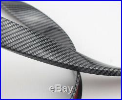 Rubber 65mm Car Wheel Fender Flares Strip Moulding Guard Cover 2x1.5m CarbonLook