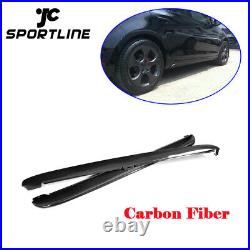 Side Skirt Extension Lip Carbon Fiber For Volkswagen VW Golf 6 MK6 GTI 2010-2013