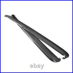 Side Skirt Extension Lip Carbon Fiber For Volkswagen VW Golf 6 MK6 GTI 2010-2013