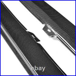 Side Skirt Extension Lip Carbon Fiber For Volkswagen VW Golf 6 MK6 GTI 2010-2013