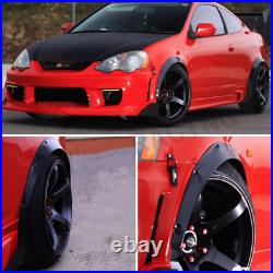 Universal Car Autos Fender Wheel Arches Flare extension flares wide 4 arches set