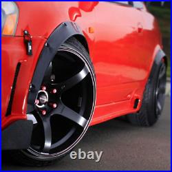 Universal Car Autos Fender Wheel Arches Flare extension flares wide 4 arches set