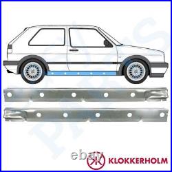 VOLKSWAGEN GOLF 2 1983-1992 internal threshold repair sheet / pair