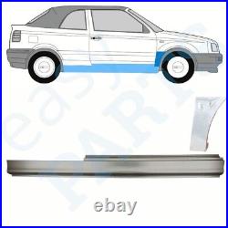 VOLKSWAGEN GOLF 3 convertible front wing repair sheet + threshold / right