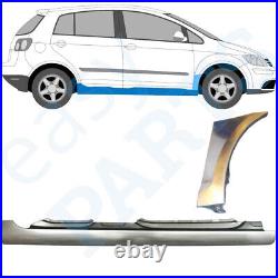 VOLKSWAGEN GOLF PLUS 2005-2013 Front Right Threshold and Mudguard Repair