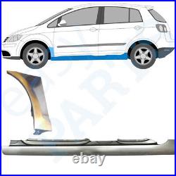 VOLKSWAGEN GOLF PLUS 2005-2013 Left Front Threshold and Mudguard Repair