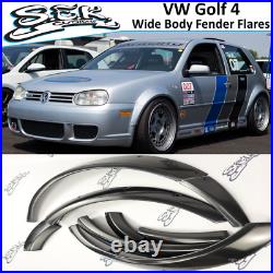 VW Golf 4 Wide Body Kit Wheel Arches Golf MK4 Fender Flares Set 8pcs Fit GTI
