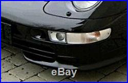 VW Golf Jetta MK3 3 Porsche 993 Black Euro E-Code Smoke Front Bumper Fog Lights