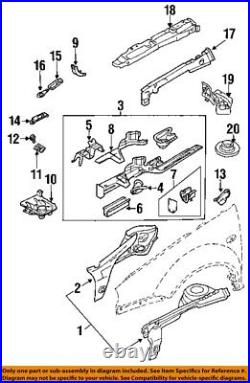 VW VOLKSWAGEN OEM 99-05 Jetta-Fender Trim-Front Right 1J0809106