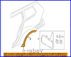 VW VOLKSWAGEN OEM Wheel Well-Fender Flare Arch Molding Left 5G98538179B9