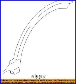 VW VOLKSWAGEN OEM Wheel Well-Fender Flare Arch Molding Left 5G98538179B9