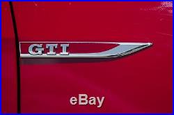 Volkswagen Vw Golf Mk7 New Genuine Side Fender Gti Chrome Badge Left+right Set